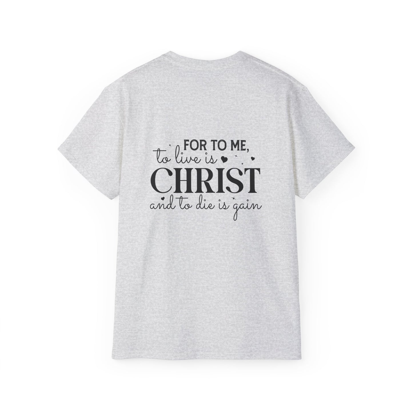 Phillippians 1:21 Devoted To His Calling Unisex Christian Ultra Cotton Tee Printify