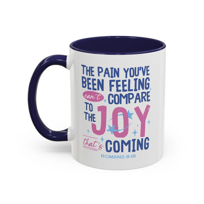Inspirational Coffee Mug - Joyful Encouragement with Romans 8:18