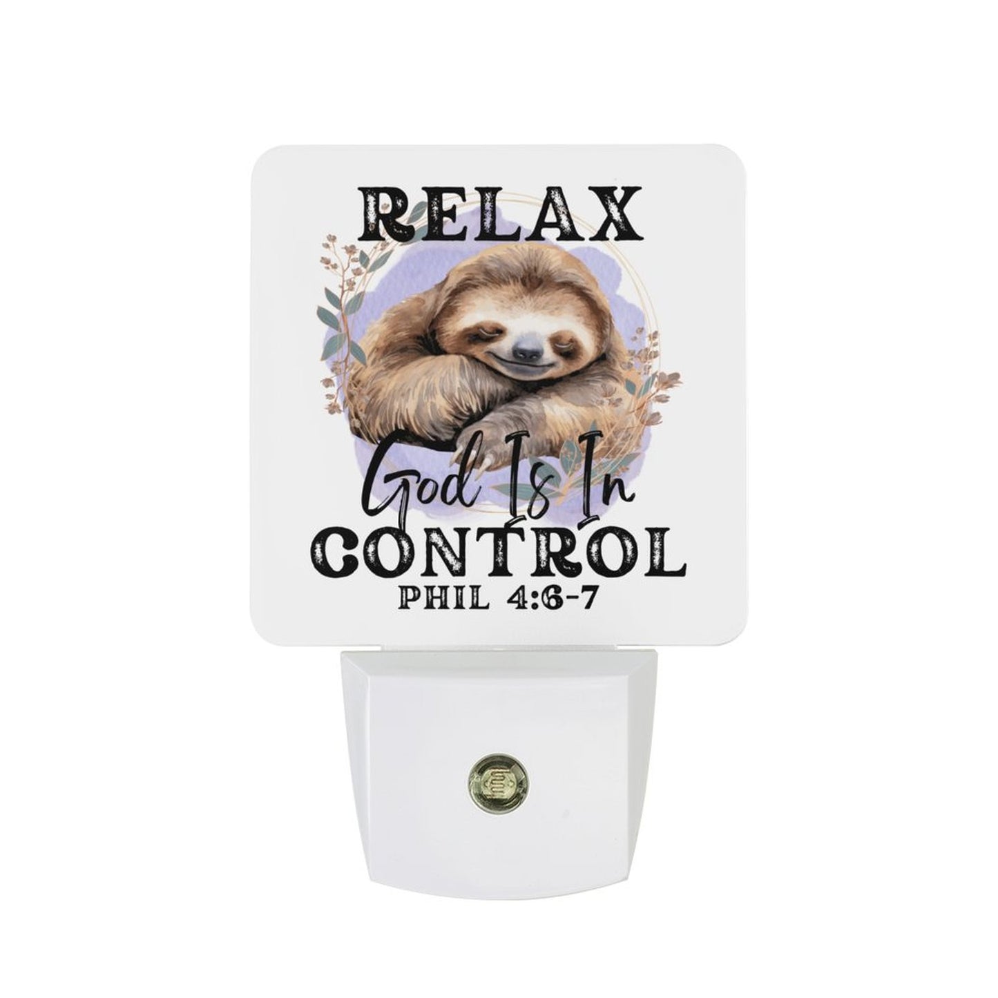 Relax He Is In Control Christian Night Light For Kids - ClaimedbyGodDesigns