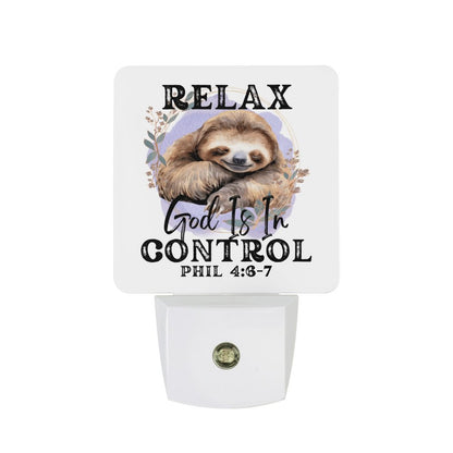 Relax He Is In Control Christian Night Light For Kids - ClaimedbyGodDesigns