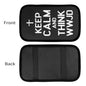 Keep Calm And Think WWJD Funny Christian Car Armrest Cover - ClaimedbyGodDesigns