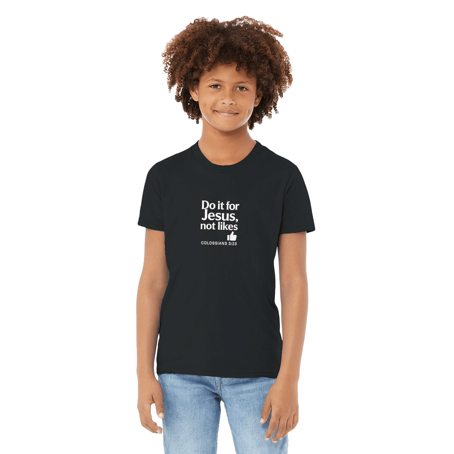 Do It For Him Youth Christian T-shirt - ClaimedbyGodDesigns