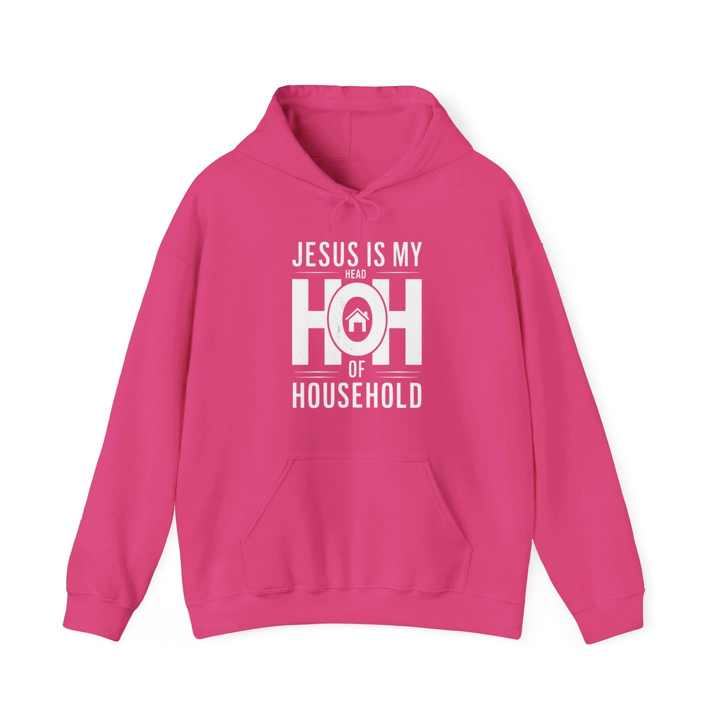 Jesus Is My Head Of Household HOH Unisex Christian Pullover Hooded Sweatshirt