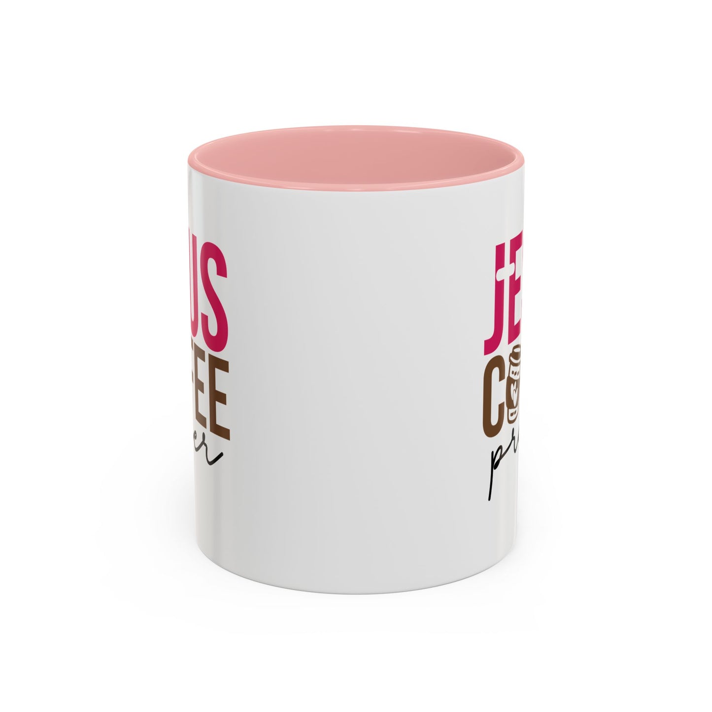 Faith-Inspired Coffee Prayer Accent Mug - Faith Inspired Gift for Coffee Lovers, Religious Drinkware, Inspirational Kitchen Decor