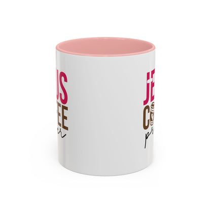 Faith-Inspired Coffee Prayer Accent Mug - Faith Inspired Gift for Coffee Lovers, Religious Drinkware, Inspirational Kitchen Decor