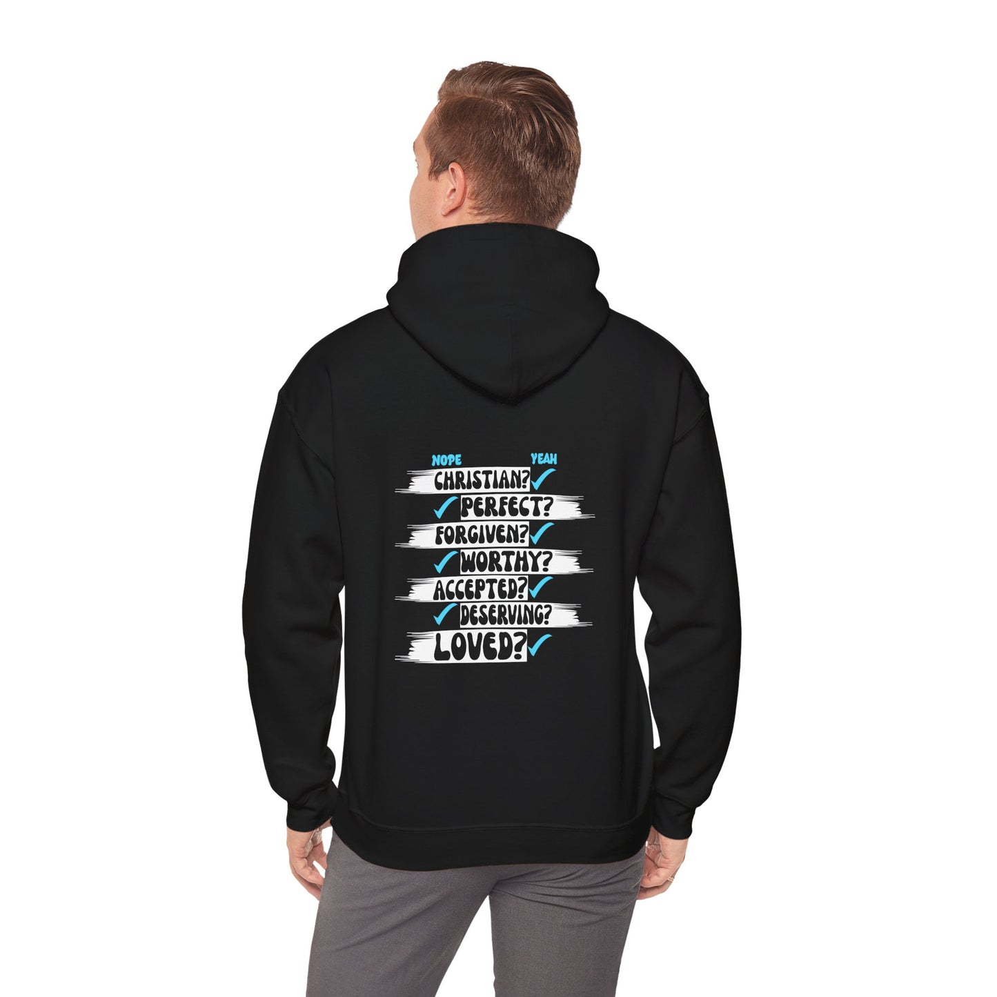 Child Of God Checklist Unisex Christian Hooded Pullover Sweatshirt