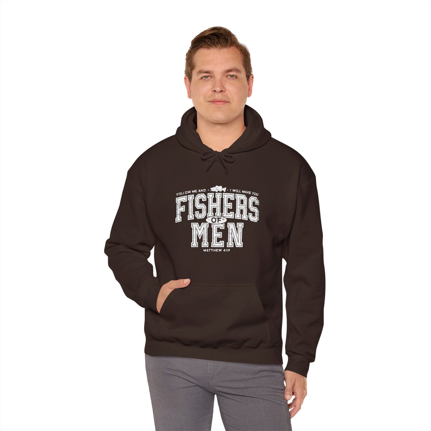 Fishers Of Men Unisex Christian Pullover Hooded Sweatshirt