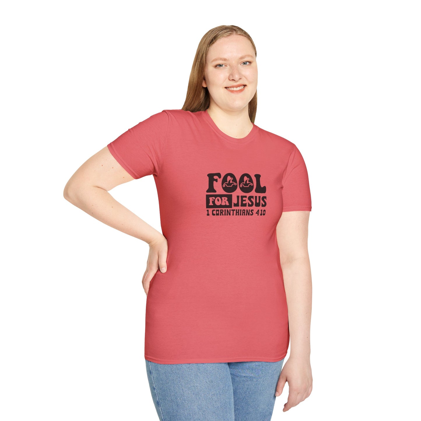 Fool For Jesus Funny Unisex Christian T-shirt