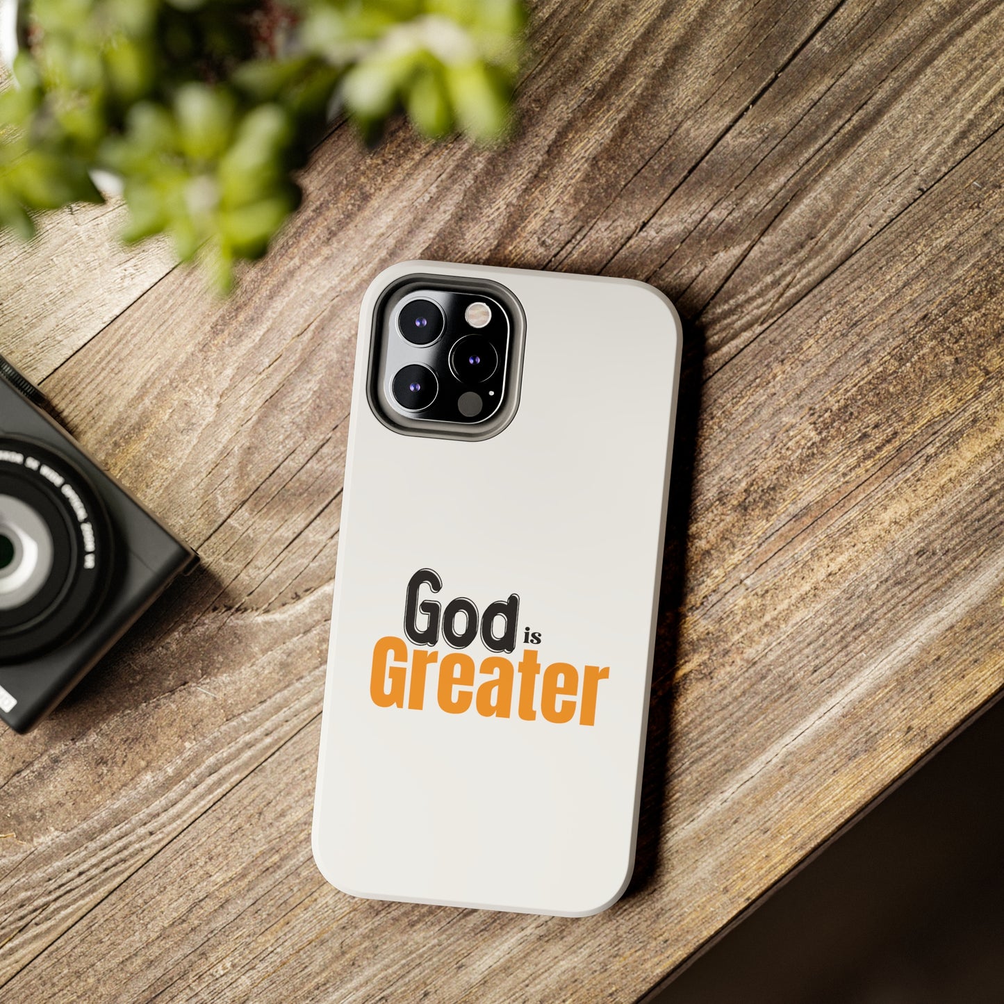 God Is Greater Christian Phone Tough Phone Cases, Case-Mate Printify