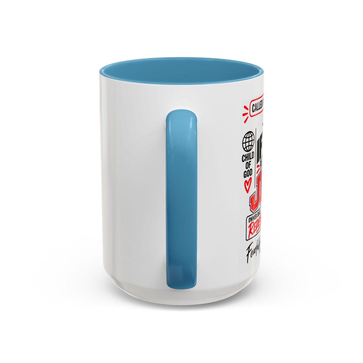If Found, Return to Jesus Personalized Christian Coffee Mug — Called by Name Accent Mug (15oz)