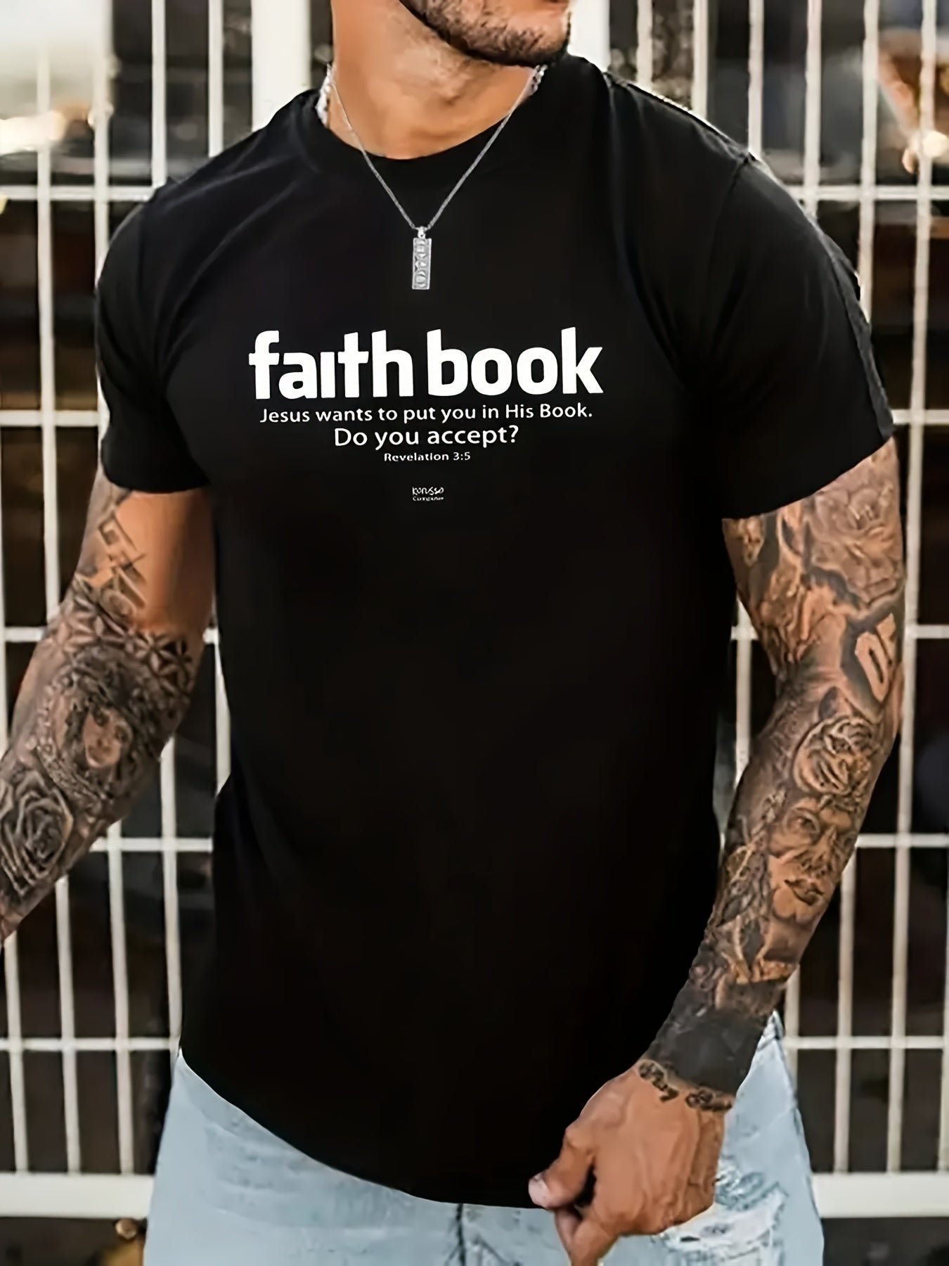 Faith Book: Jesus Wants To Put You In His Book Men's Christian T-shirt claimedbygoddesigns