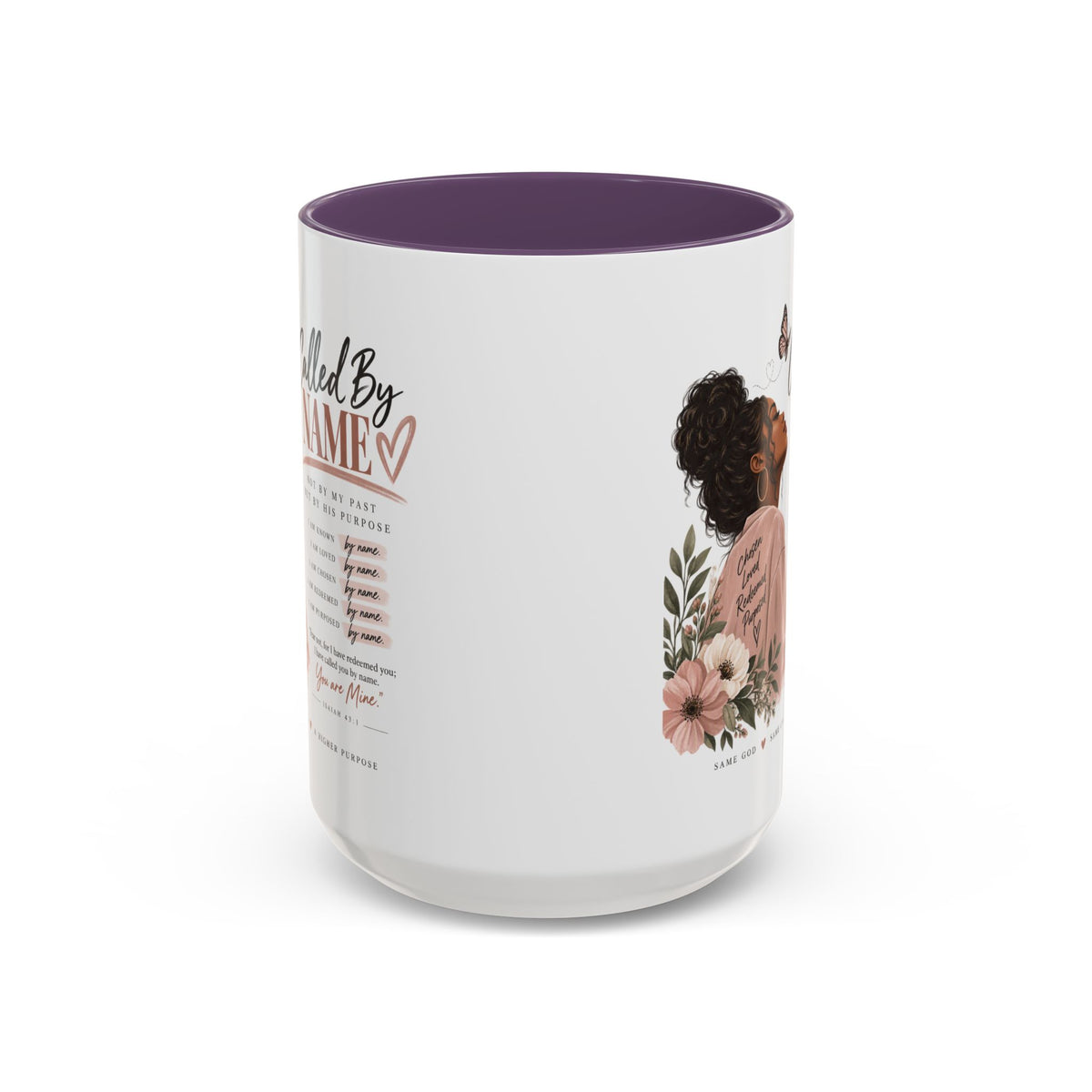 Called By Name Coffee Mug — Inspirational Christian Gift for Her (11/15oz)