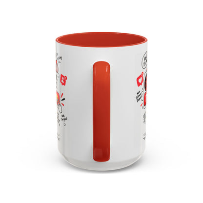 Decline the Devil Coffee Mug — "The Devil Has Requested to Follow You" (James 4:7)