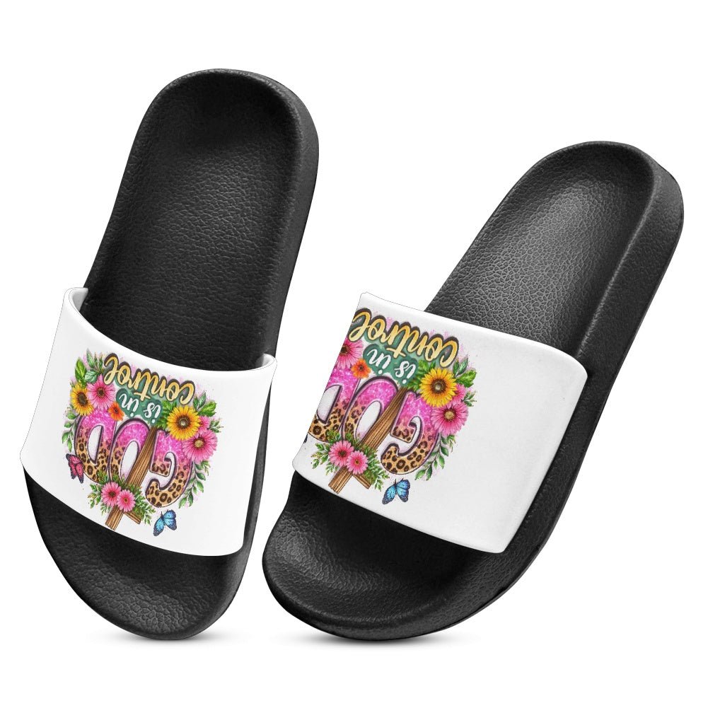 God Is In Control Christian Children's Sandals - ClaimedbyGodDesigns