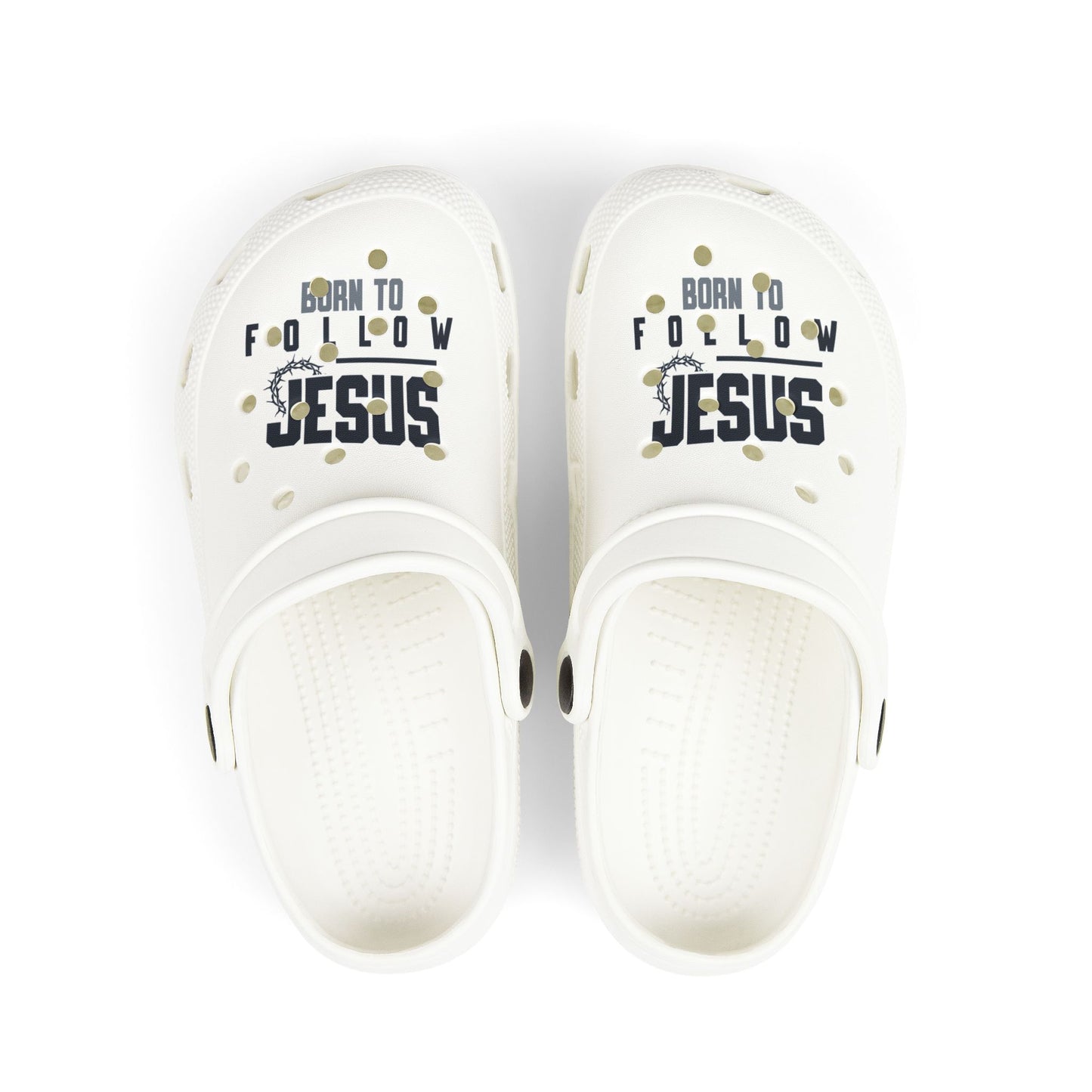 Born To Follow Jesus Kids Christian Crocs