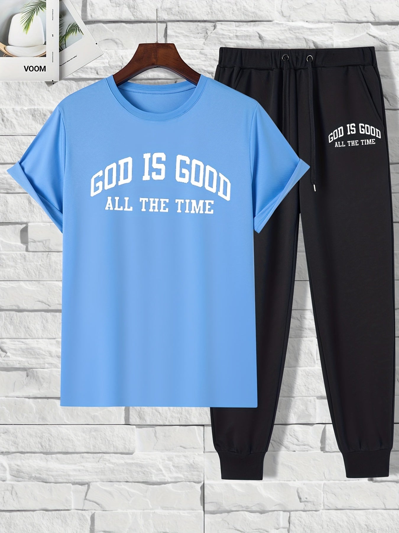 GOD IS GOOD Men's Christian Casual Outfit claimedbygoddesigns