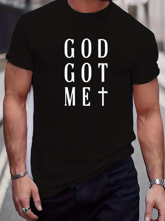 God Got Me Men's Christian T-shirt claimedbygoddesigns