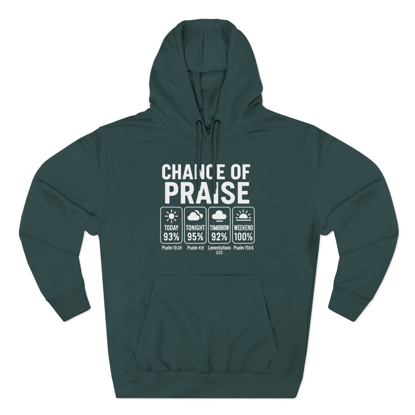 Inspirational Unisex Fleece Hoodie for Everyday Blessings, Praise Hoodie, Faith Apparel, Cozy Gift for Friends, Spiritual Wear - ClaimedbyGodDesigns
