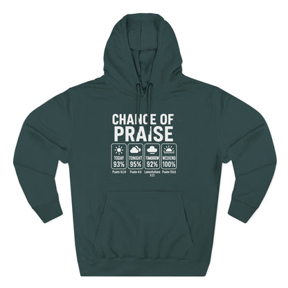 Inspirational Unisex Fleece Hoodie for Everyday Blessings, Praise Hoodie, Faith Apparel, Cozy Gift for Friends, Spiritual Wear - ClaimedbyGodDesigns