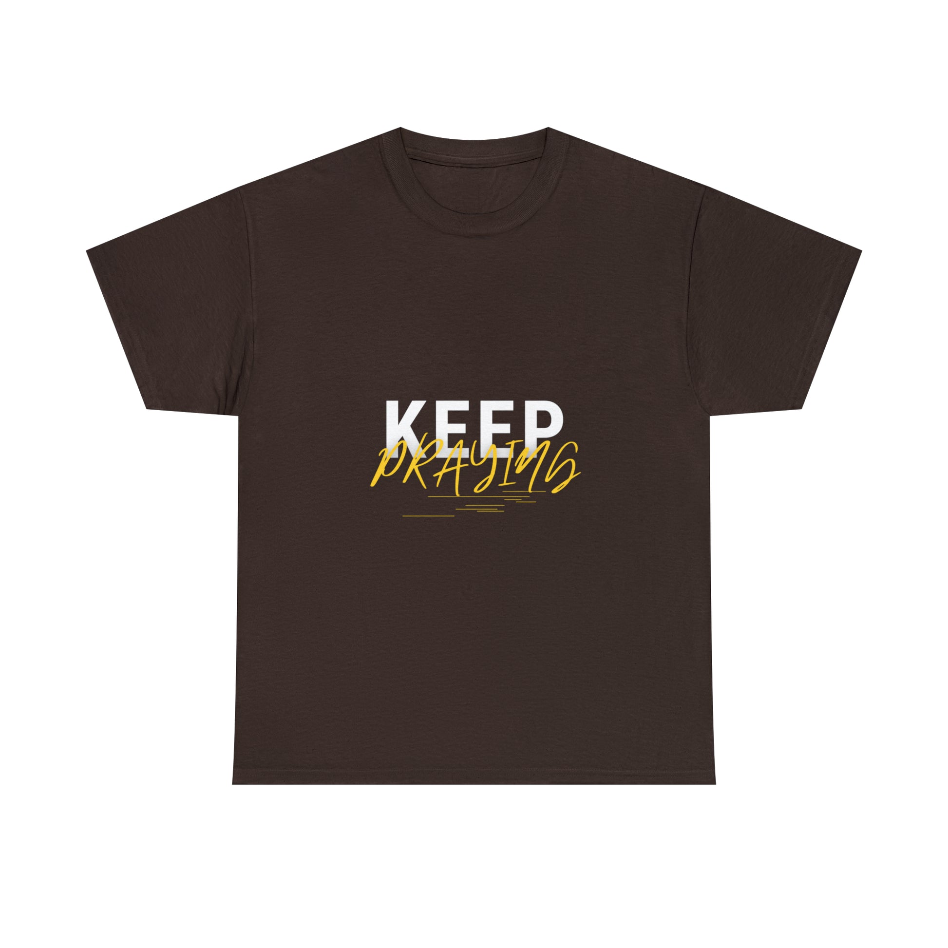 Keep Praying Unisex Heavy Cotton Tee Printify