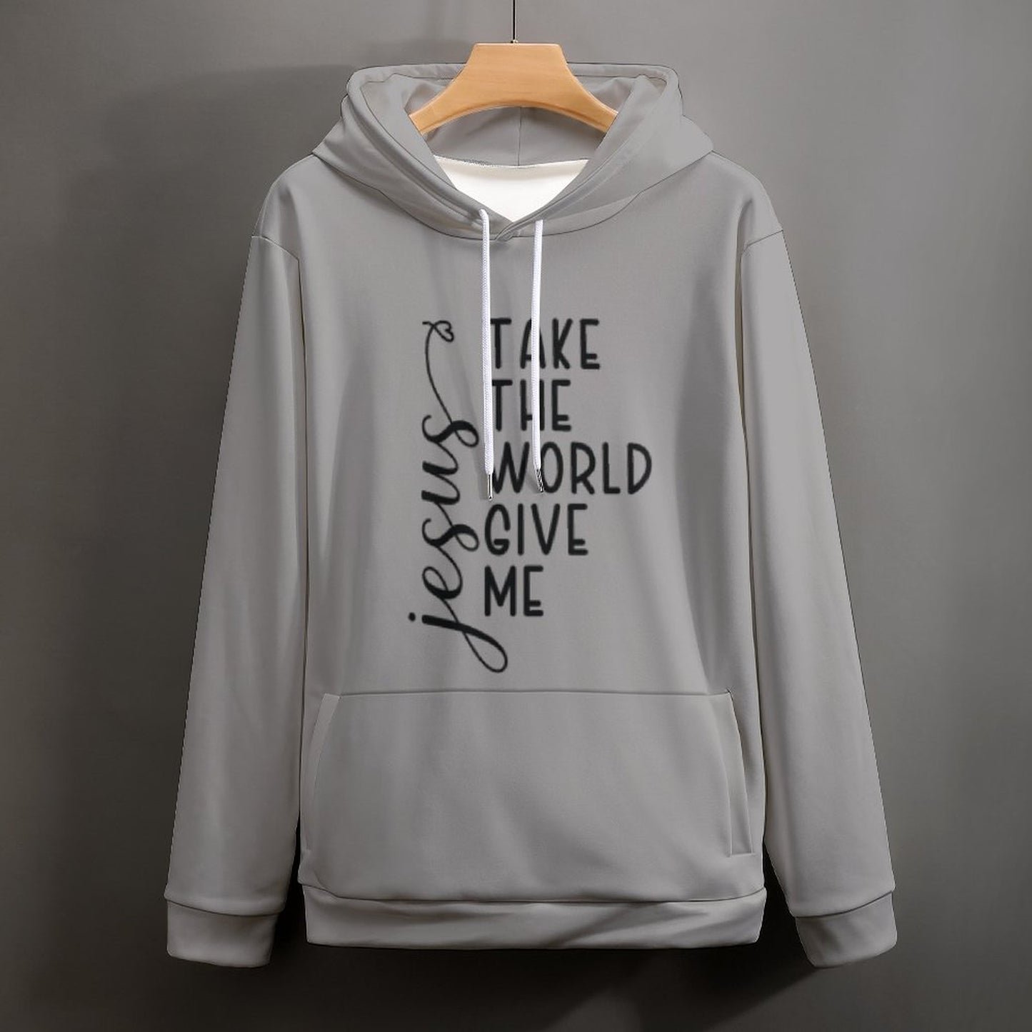 Take The World Give Me Jesus Women's Christian Pullover Hooded Sweatshirt