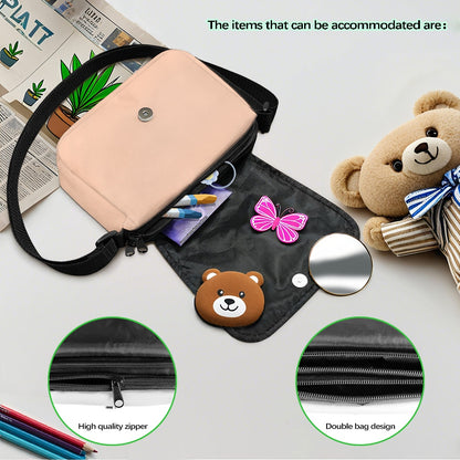 Jesus He'll Be There For You Christian Kids Flap Crossbody Bag