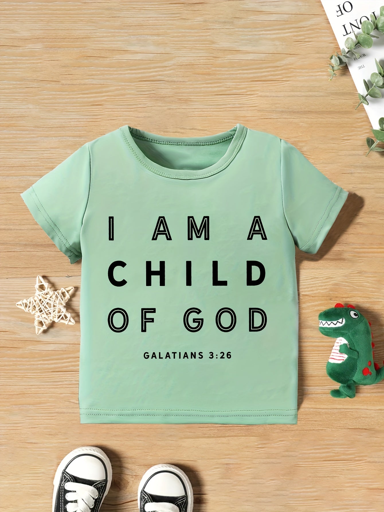 I'M A CHILD OF GOD Youth Christian T-shirt claimedbygoddesigns
