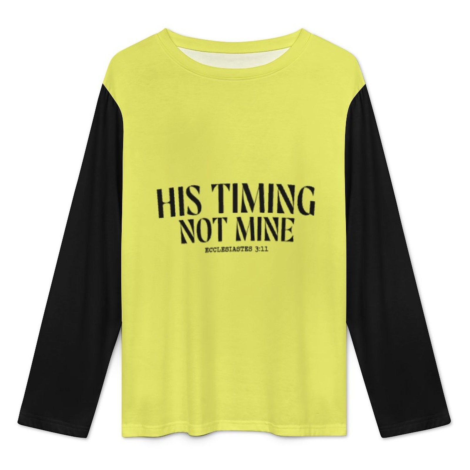 His Timing Not Mine Women's Christian Pajamas - ClaimedbyGodDesigns
