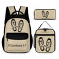Walk By Faith 3 Pcs Christian School Backpack Set for Kids (Backpack, Kid's Insulated Lunch Bag & Pencil Case Organizer) - ClaimedbyGodDesigns