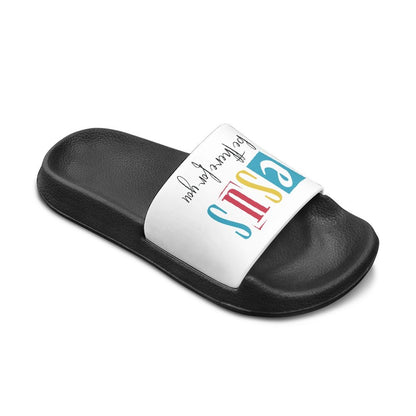 He'll Be There For You Christian Children's Sandals - ClaimedbyGodDesigns