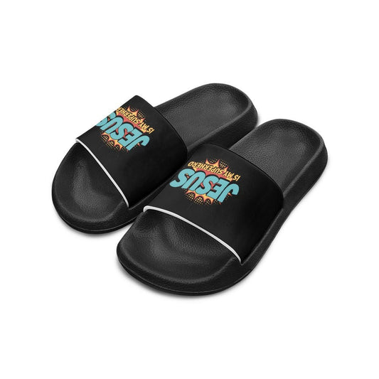 He Is My Superhero Christian Children's Sandals - ClaimedbyGodDesigns