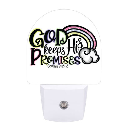 He Keeps His Promises Christian Night Light For Kids - ClaimedbyGodDesigns