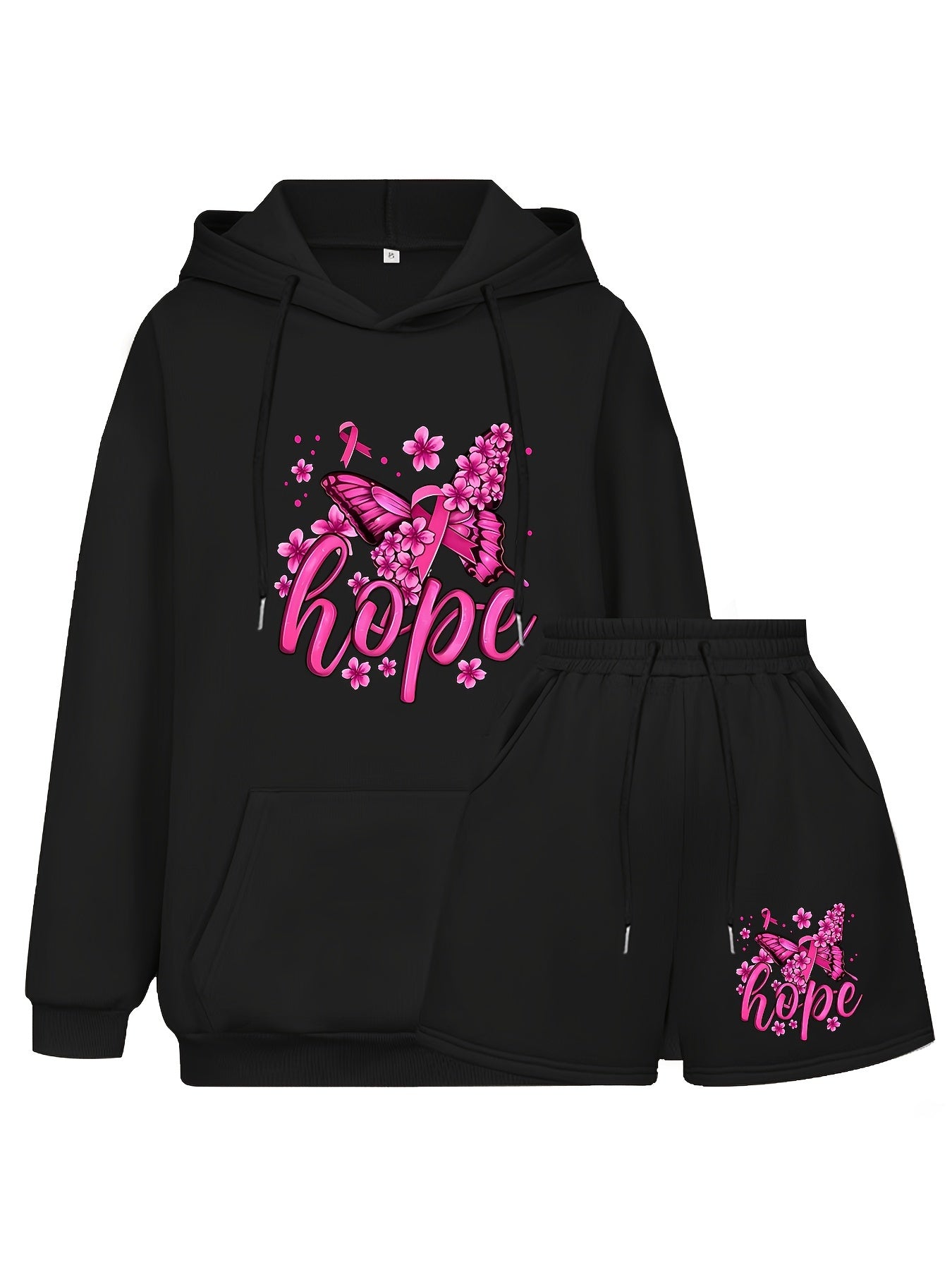 Hope (cancer awareness) Plus Size Women's Christian Casual Outfit claimedbygoddesigns