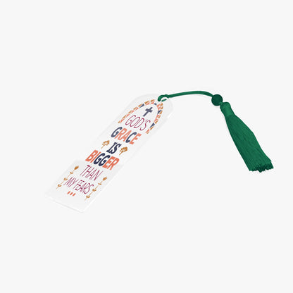 His Grace Christian Arch Acrylic Bookmark - ClaimedbyGodDesigns