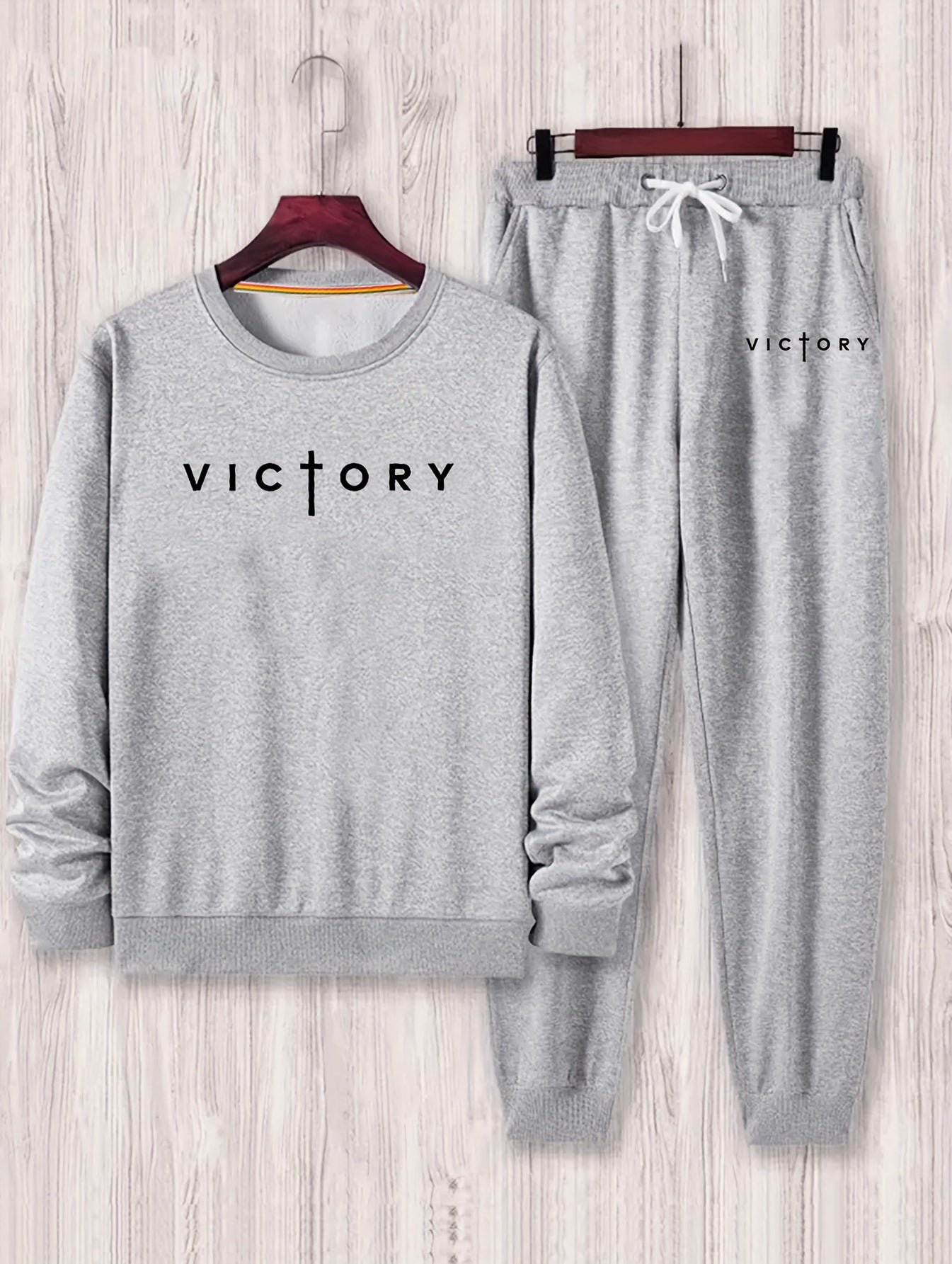 Victory In The Cross Men's Christian Casual Outfit claimedbygoddesigns