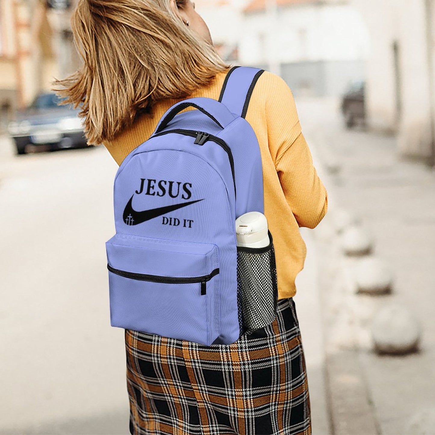 Jesus Did It Christian Children's School Backpack