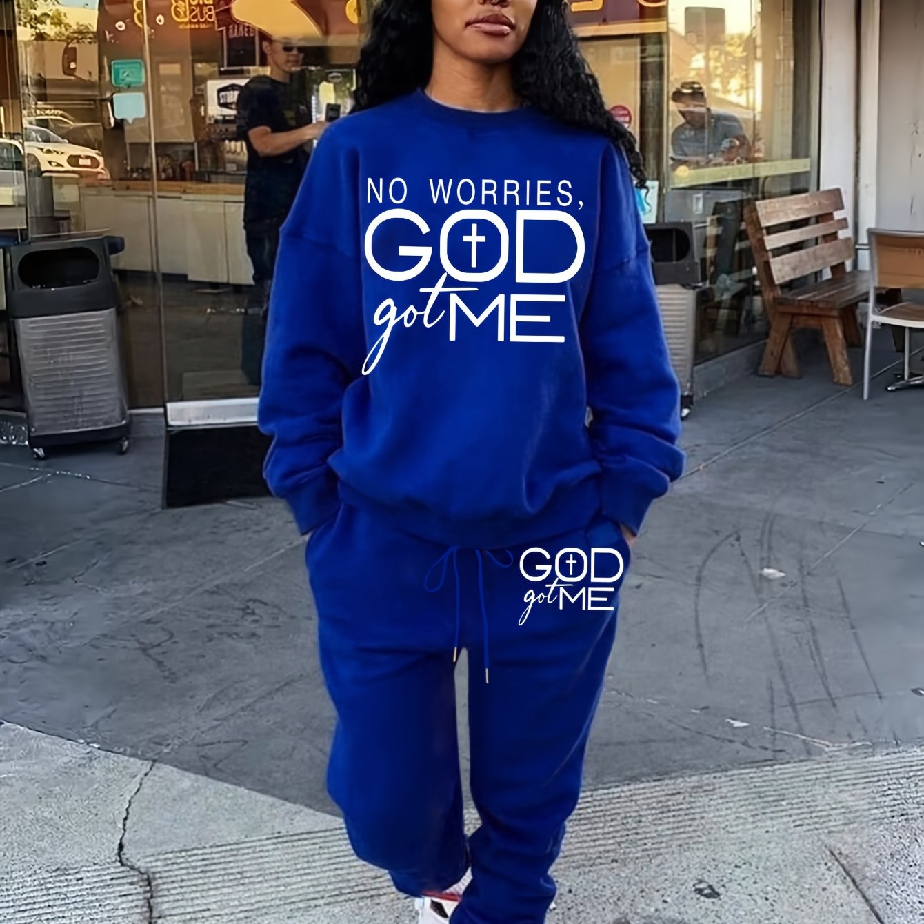 No Worries God Got Me Women's Christian Casual Outfit claimedbygoddesigns