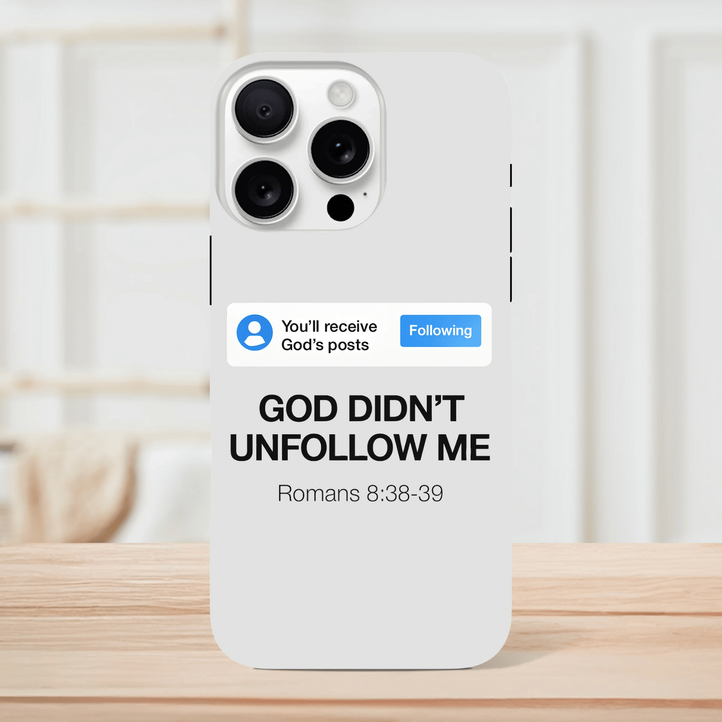He Didn’t Unfollow Me Christian Iphone Tough case - ClaimedbyGodDesigns