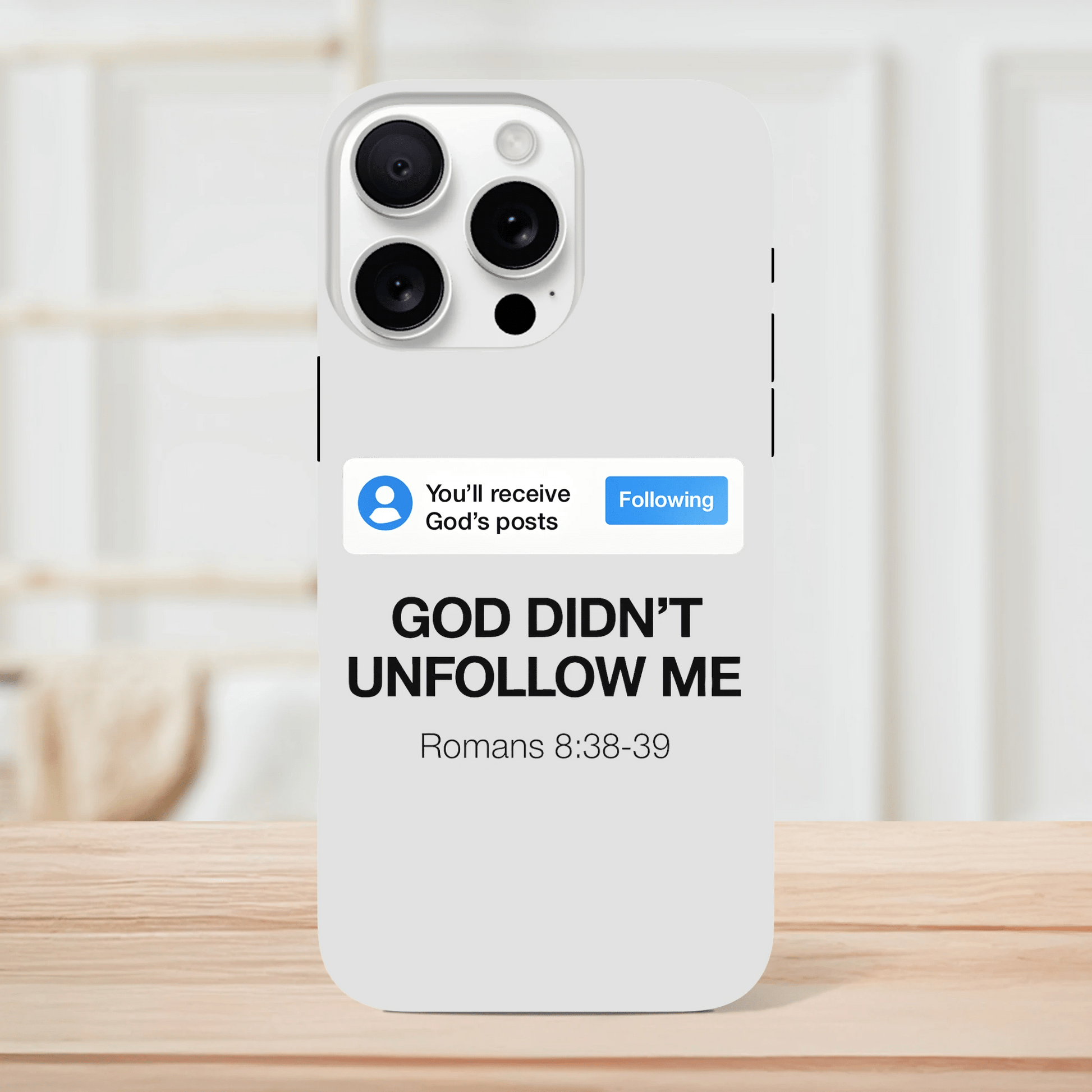 He Didn’t Unfollow Me Christian Iphone Tough case - ClaimedbyGodDesigns