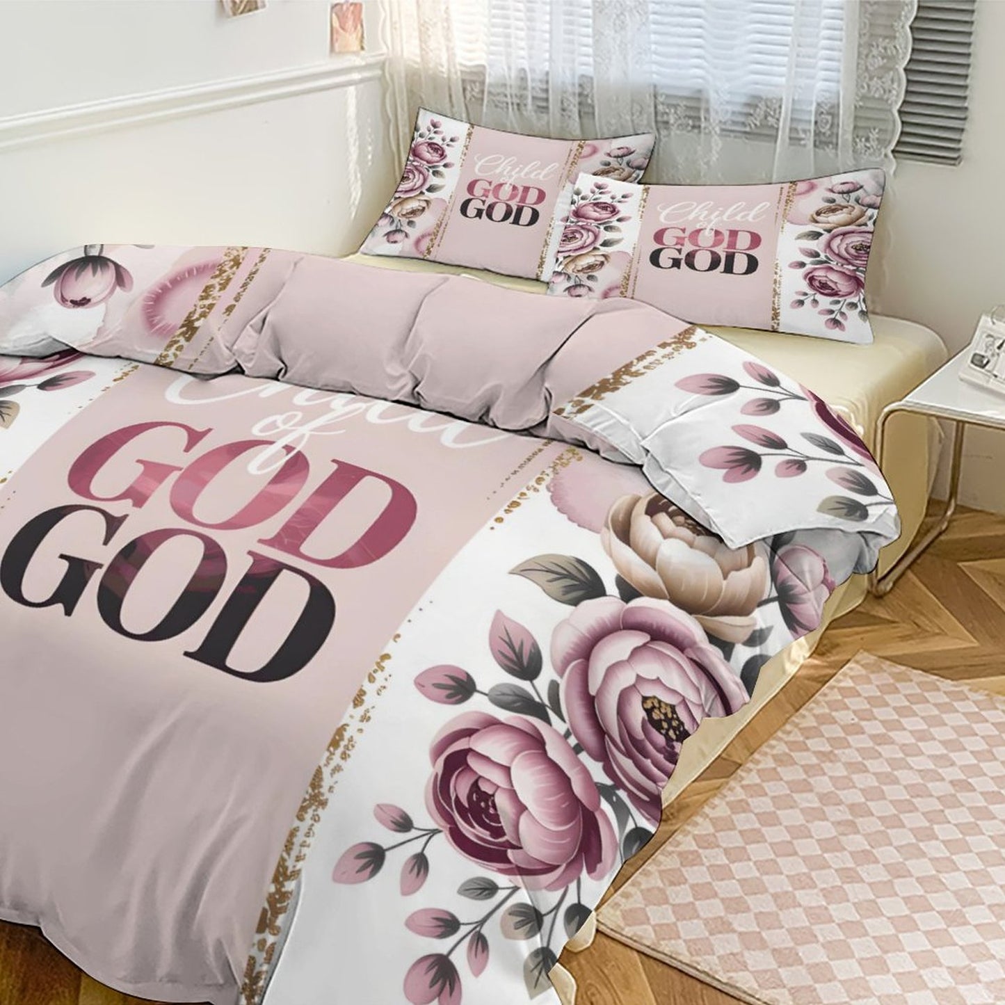 Child Of God 3-Piece Christian Bedding Set