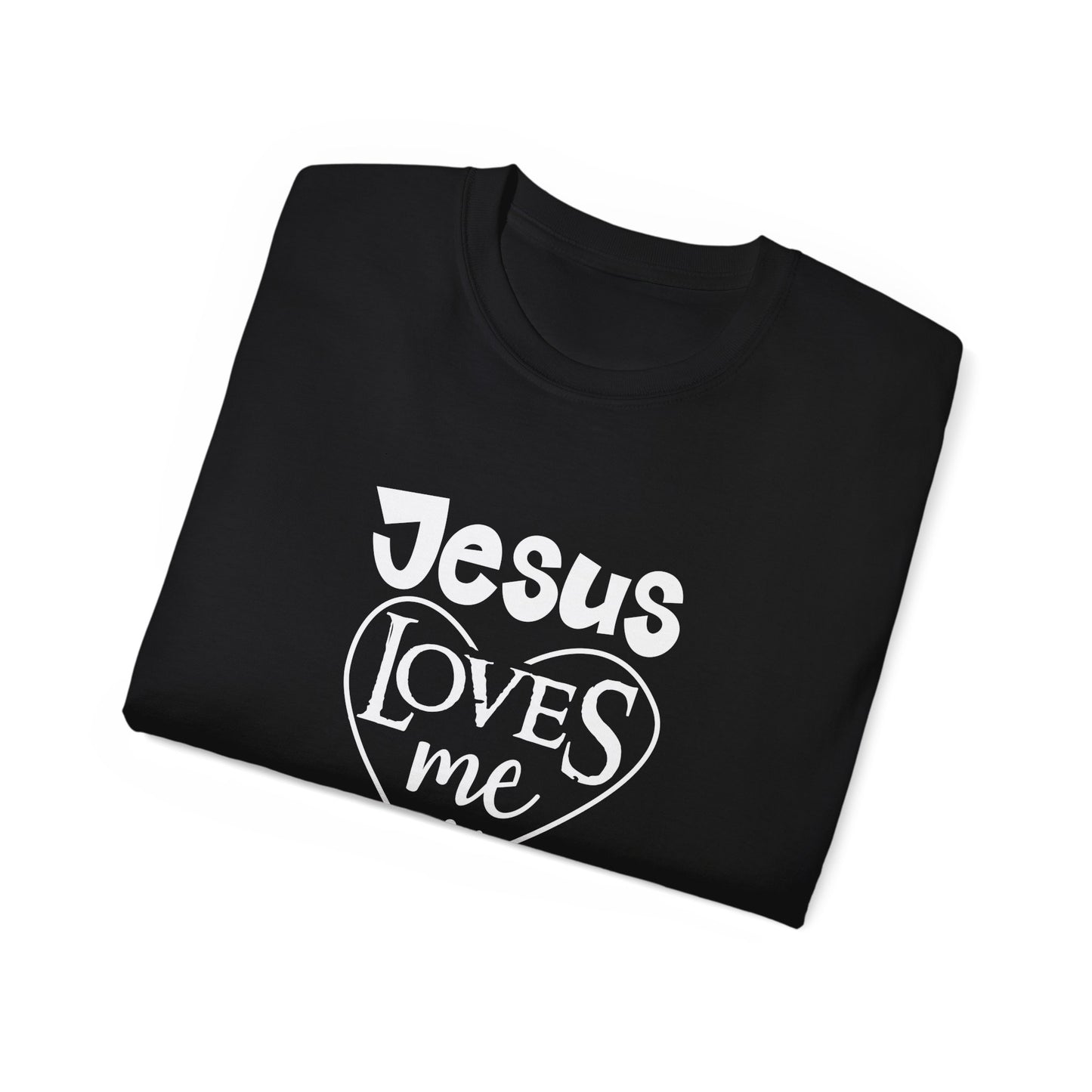 Jesus Loves Me Unisex Christian Ultra Cotton Tee Printify