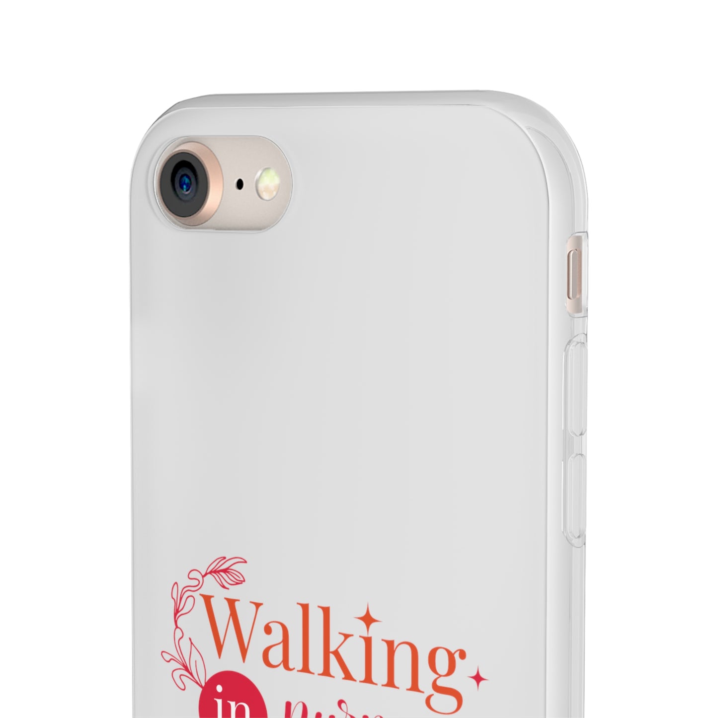 Walking In Purpose On Purpose For His Purpose  Flexi Phone Case