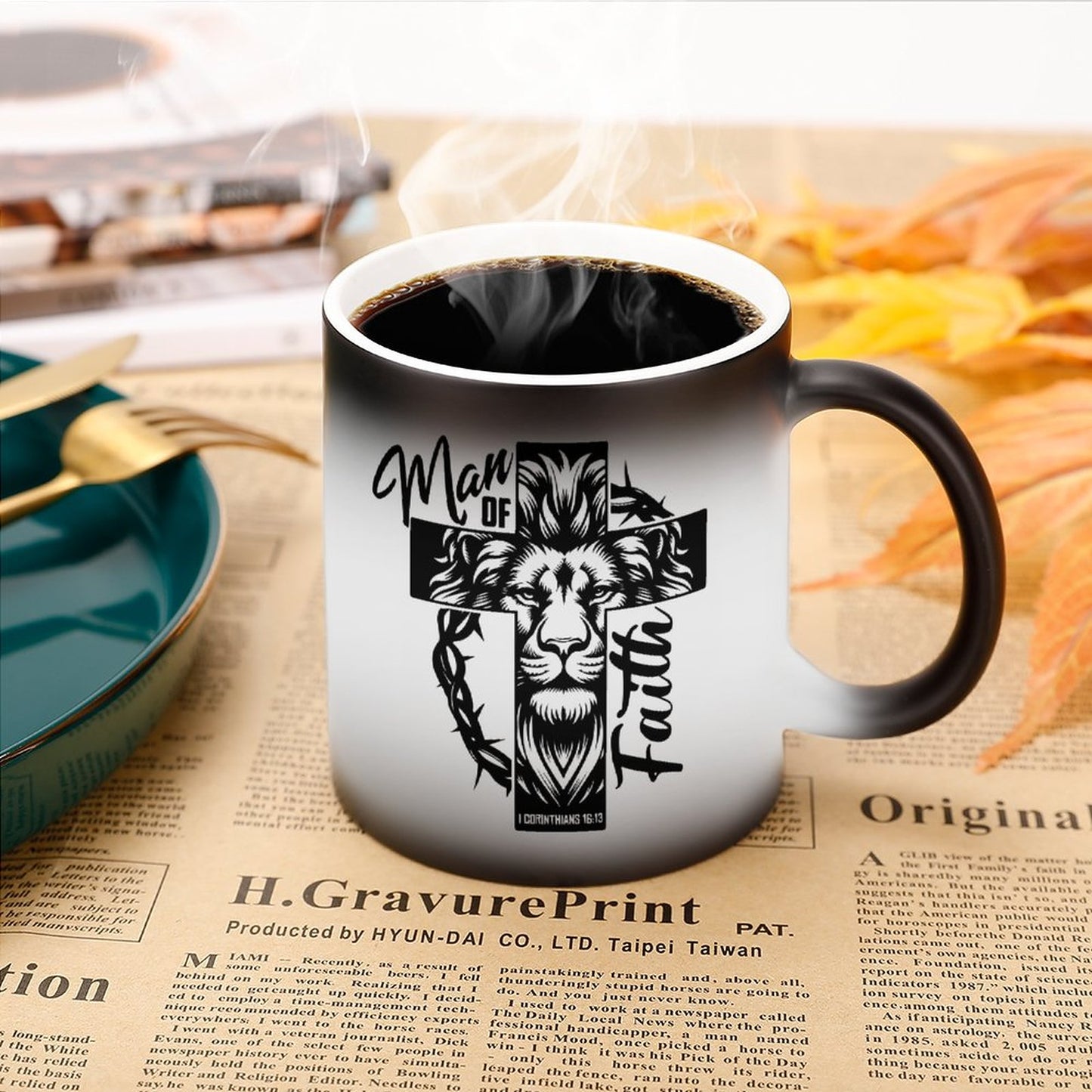 Man Of Faith Christian Color Changing Mug (Dual-sided )