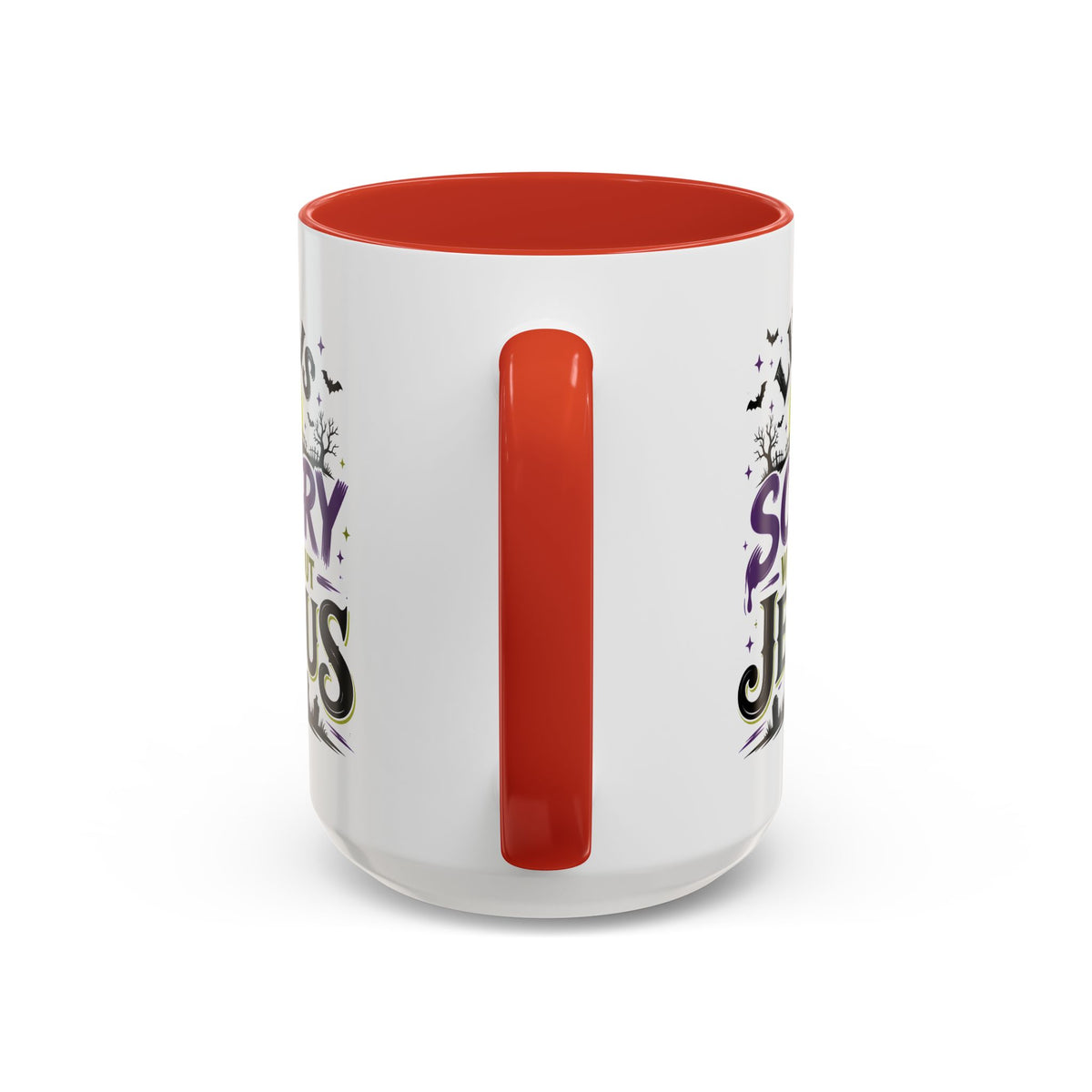 Coffee Mug — “Life Is Scary Without Jesus” Halloween Christian Accent Mug (11/15oz)