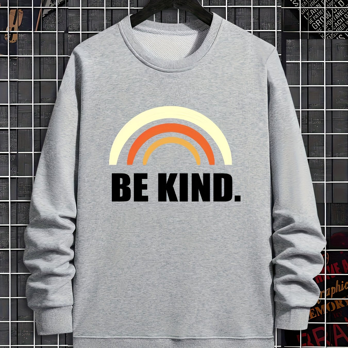 BE KIND Unisex Christian Pullover Sweatshirt claimedbygoddesigns