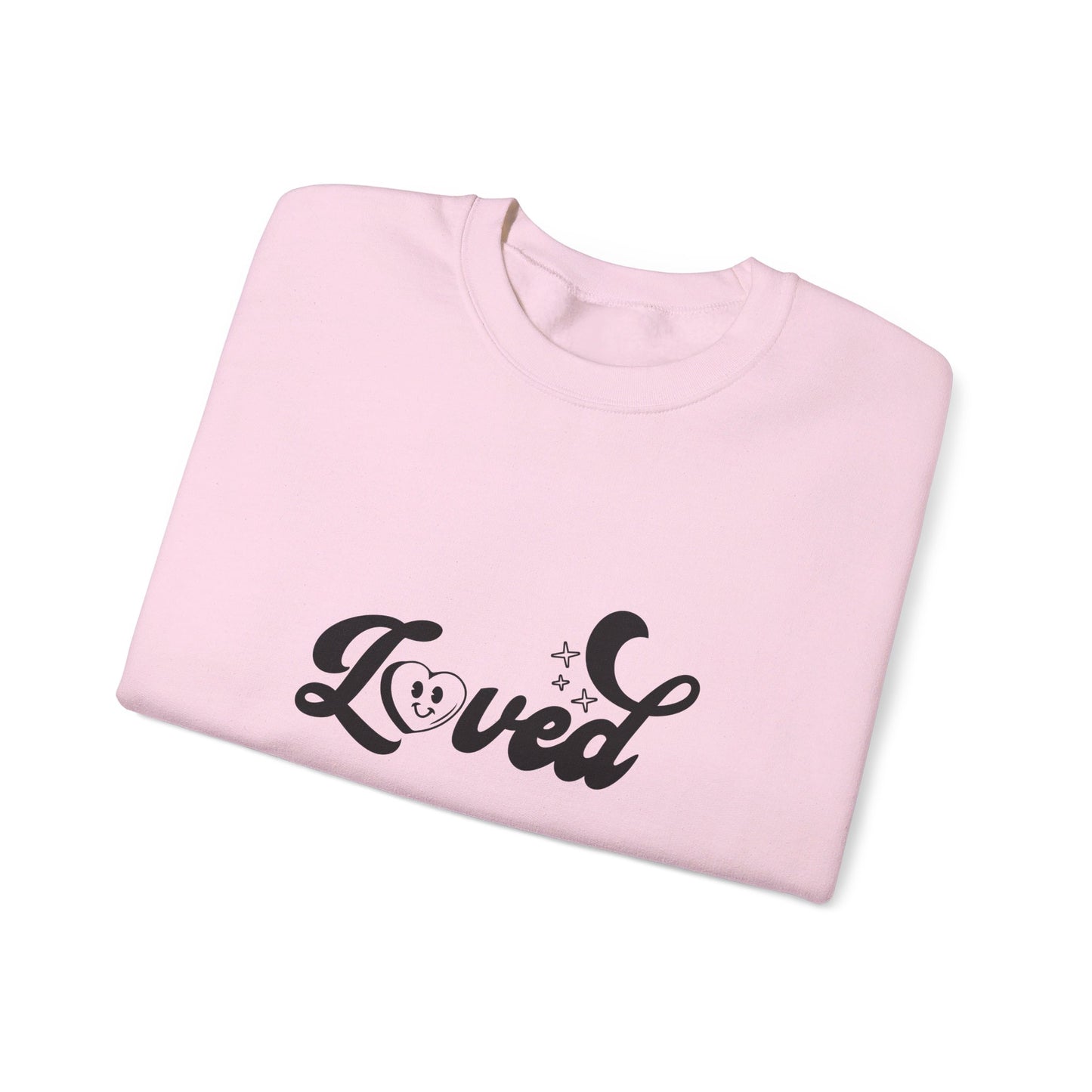 Romans 5:8 You Are Loved More Than You Will Ever Know Unisex Heavy Blend™ Crewneck Christian Sweatshirt