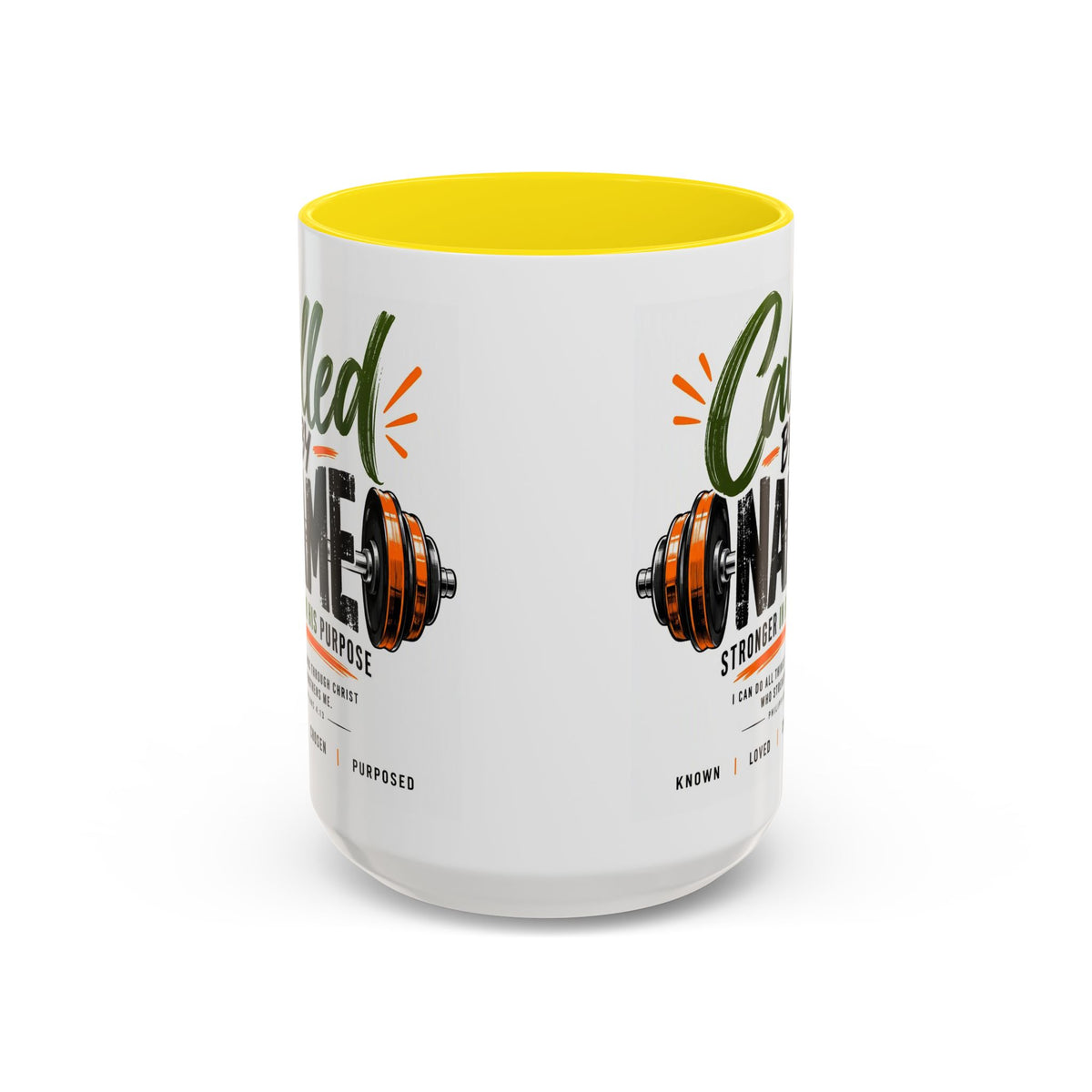 Called by Name Christian Coffee Mug – Stronger in His Purpose Inspirational Gift