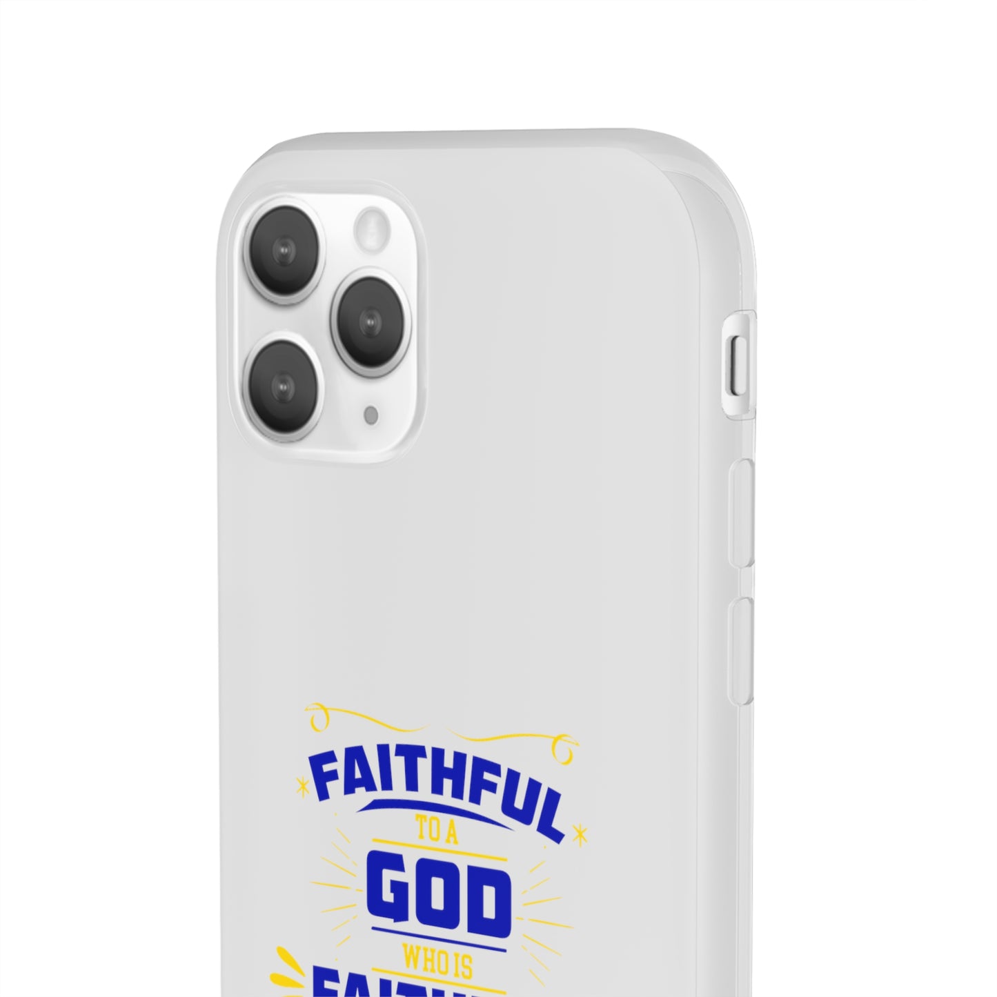 Faithful To A God Who Is Faithful Through Generations Flexi Phone Case Printify