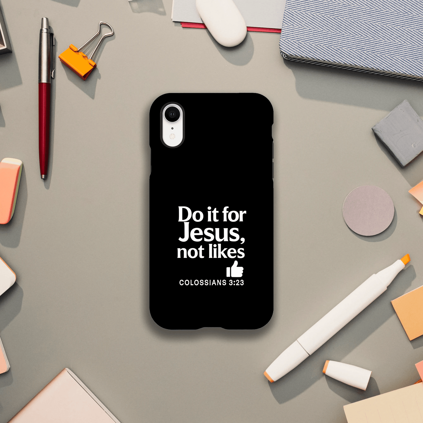 Do It For Him Not Likes Christian Iphone Tough Phone Case - ClaimedbyGodDesigns