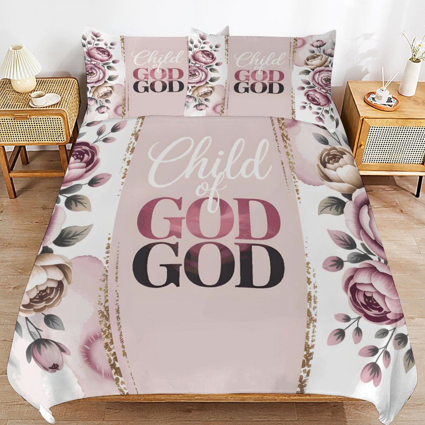 Child Of God 3-Piece Christian Bedding Set